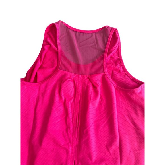 LUCKY IN LOVE Pink Racerback Mesh Tank Top Size Medium NEW New with tags - Picture 5 of 6